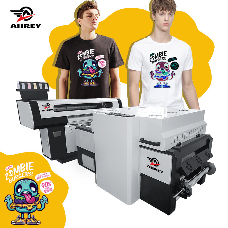 چاپگر DTF با سرعت بالا 60 سانتی متر با پاک کننده دود تمام در یک Max Print Size 650mm