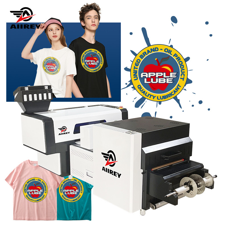 450mm Max Print Size DTF Printer Machine با یک پاک کننده دود یکپارچه