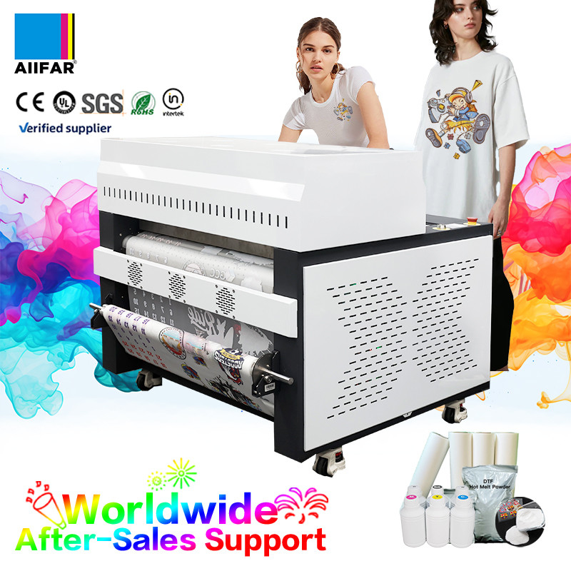 دستگاه پودر شاکر DTF چند کارکردی با سیستم استندوس فیلم تنش ثابت اتوماتیک