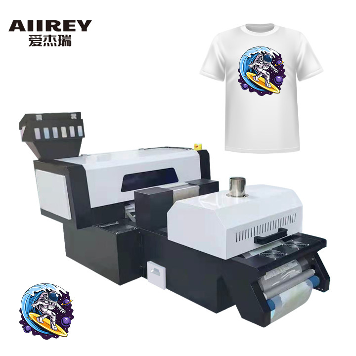 2 عدد هد XP600 300 میلی متری چاپگر انتقال DTF CMYK W LC LM جوهر رنگ